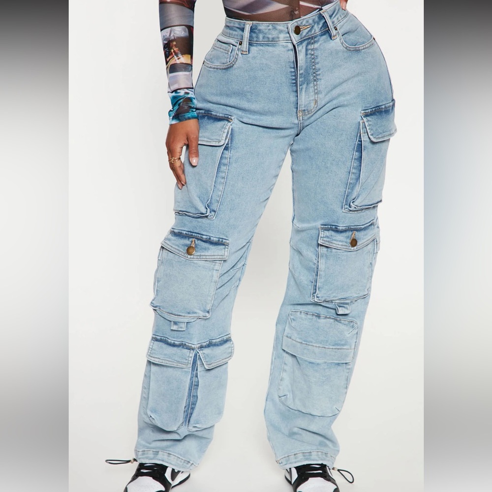 Stretch Cargo Jean (easily fits a size 11 or 13) great stretch